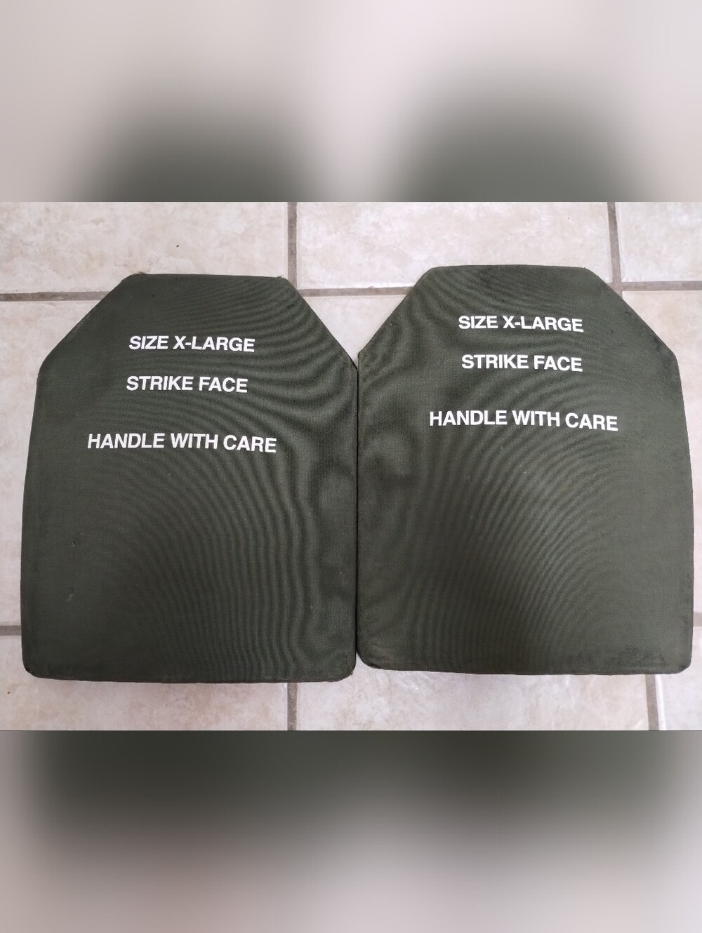 USGI ESAPI ceramic plate set size XL